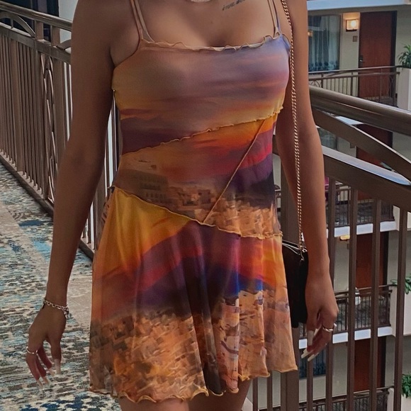 Urban outfitters Moxie Mesh Mini Dress - Picture 3 of 3